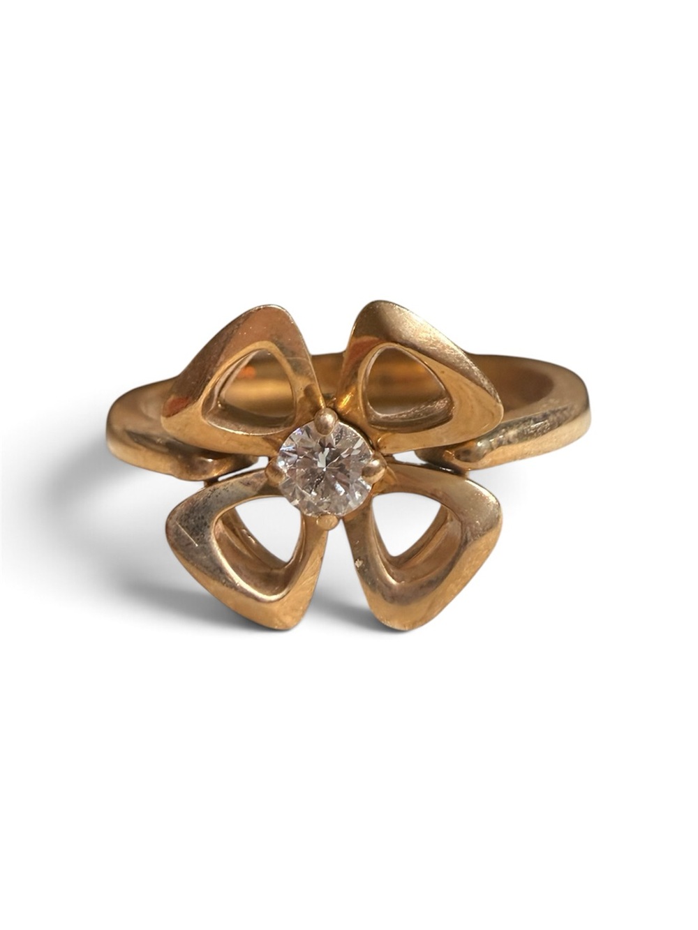 Rose Gold Bvlgari Fiorever Ring 55